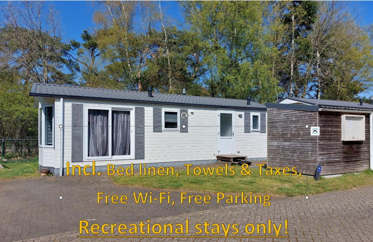 Ruim En Gezellig Chalet Voor 2 Personen Op De Veluwe Recreatiepark De Oude Driest بوتِنْ المظهر الخارجي الصورة